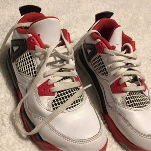 3Y Nike Jordon’s. Red, White and Black.